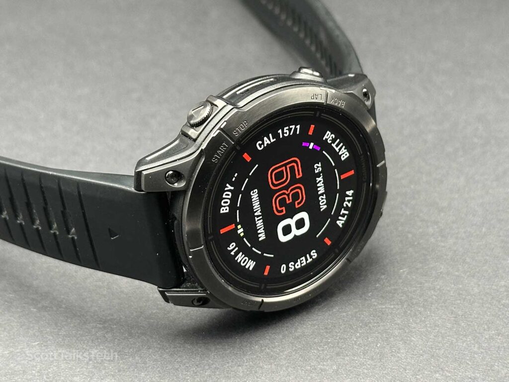 Garmin Epix Pro (Gen 2) front face on