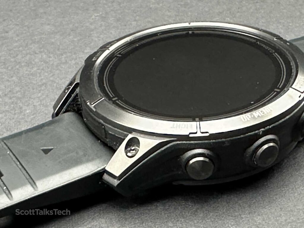 Garmin Epix Pro (Gen 2) 47mm lying face up with screen off